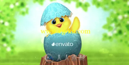 复活节彩蛋包装动画AE模板 Videohive Easter Day 15204707的图片1