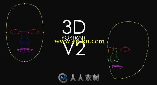 超酷肖像三维立体化特效动画AE模板V2版 Videohive 3D Portrait Version 2 13766531的图片2