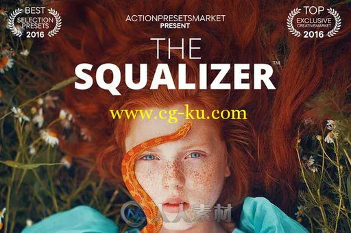 人物肖像调色PS动作The-SQUALIZER-Photoshop-Action的图片1