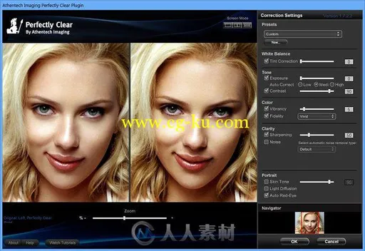 Athentech Perfectly Clear图像修饰磨皮调色PS与LR插件V2.1.0版 Athentech Perfect...的图片1