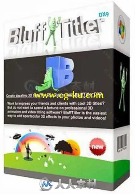 BluffTitler Pro三维标题动画制作软件V12.3.0.0版 BluffTitler Pro V12.3.0.0 Mega...的图片1