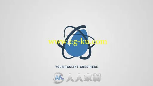 环绕原子Logo演绎动画AE模板 Videohive Simple Atom Logo Reveal 11497758的图片1