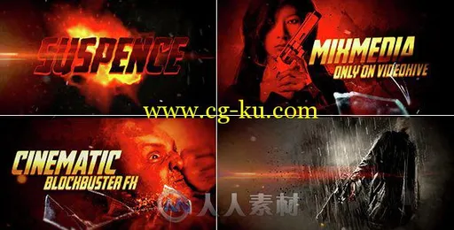 超震撼动作影视片头动画AE模板 Videohive Epic Action Promo 14773545的图片2