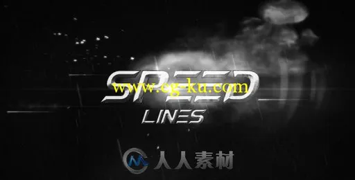 速度与激情Logo演绎动画AE模板 Videohive Speed Lines 10349182的图片1