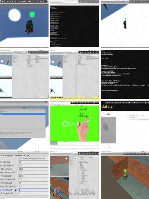 Unity手机游戏触屏寻路系统高级训练视频教程 Udemy Unity Touch Gestures and Path...的图片1