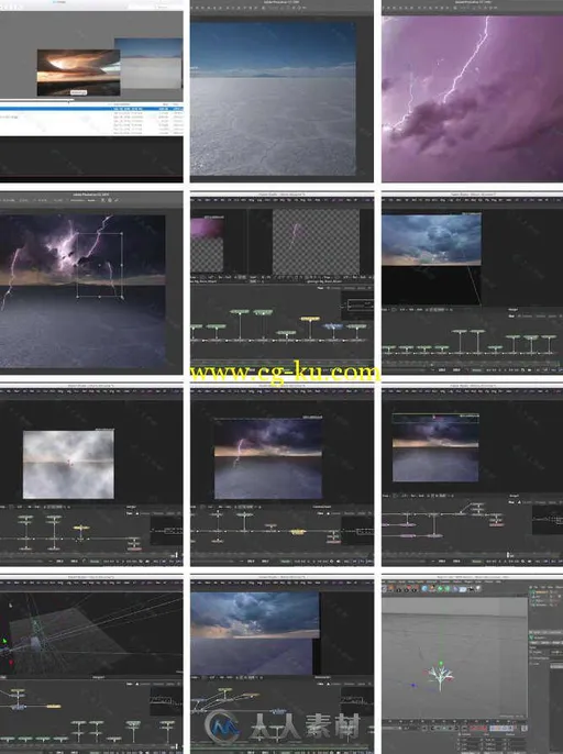 Fusion电闪雷鸣特效合成视频教程 cmiVFX Fusion Storm的图片1