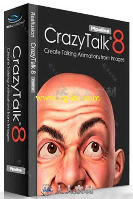 Reallusion CrazyTalk照片也疯狂软件V8.02.1521.1版 Reallusion CrazyTalk 8 Pipel...的图片1