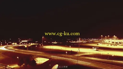 4组城市夜晚灯光车流高清实拍视频素材的图片3