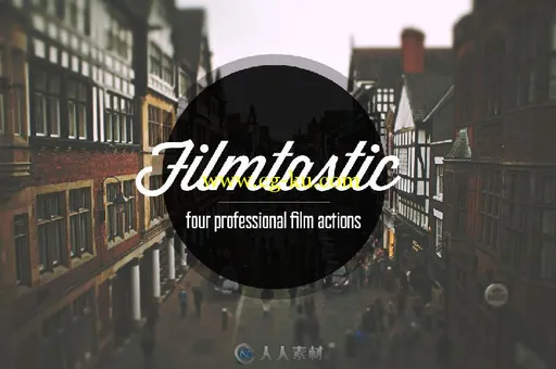 最佳电影调色图像处理特效PS动作Filmtastic Photoshop Film Actions的图片1