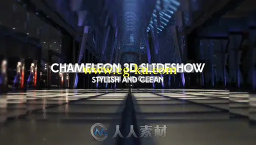 3D美丽变换相册动画AE模板 Pond5 Chameleon 3D Slideshow的图片1