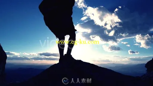 在山顶庆祝高清实拍视频素材的图片2