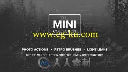 独特风景照片调色PS动作The.Mini.Collection.PS.Actions的图片1