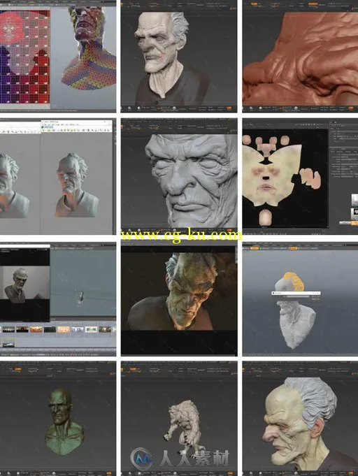 从Modo到ZBrush超精细角色制作视频教程 Flippednormals The Complete MODO to ZBru...的图片1