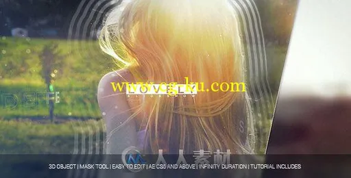 超唯美可爱画面展示动画AE模板 Videohive Lovely Slideshow 15396002的图片2