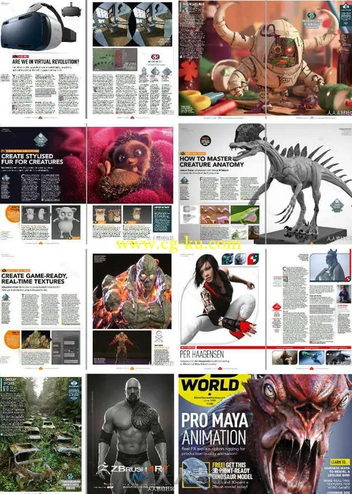 3D世界艺术杂志2016年6月刊 3D World June 2016的图片1