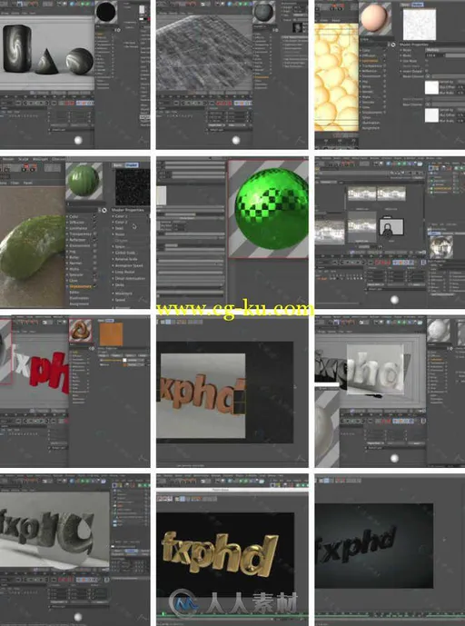 C4D材质着色器技术高级训练视频教程 FXPHD C4D218 Procedural Layer Shader Techni...的图片1