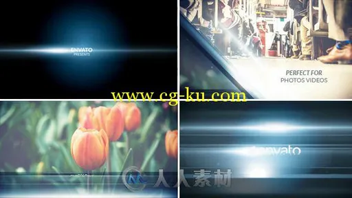 立体拖影玻璃质感展示动画AE模板 Videohive The Slideshow 12007551的图片2