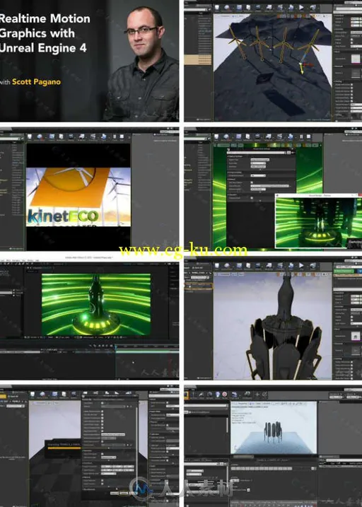 Unreal Engine 4游戏动画特效制作视频教程 Realtime Motion Graphics with Unreal ...的图片1