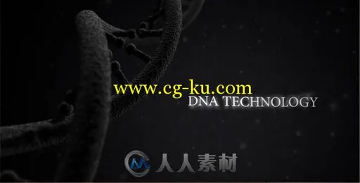 DNA锁链科幻风格包装动画AE模板 Videohive DNA Technology 5467205的图片1