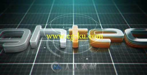 高科技触摸点击Logo演绎动画AE模板 Videohive HighTech Reveal 15560911的图片1