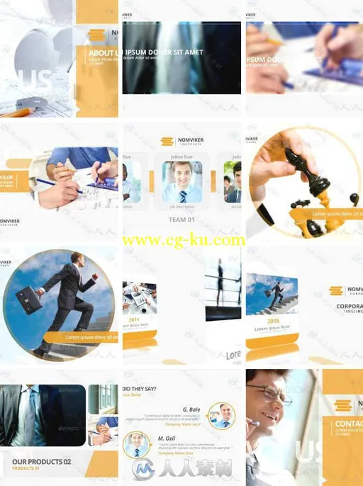 公司企业信息展示宣传动画AE模板 Videohive Corporate Package V.3 6552771的图片1