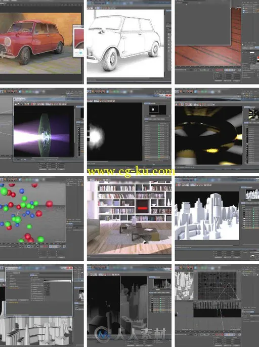 C4D核心技能终极训练视频教程第三季 cmiVFX Cinema 4D Ultimate Learning System 2...的图片1