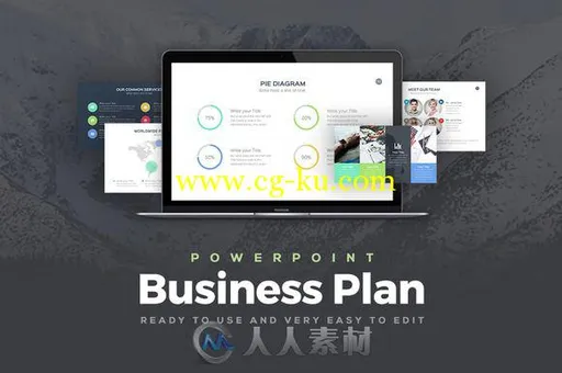 商业计划PPT模板Business Plan Powerpoint Template的图片1