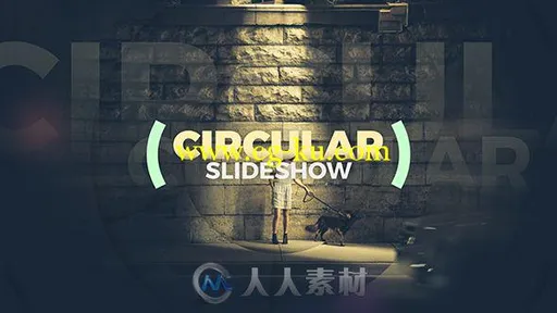 环形贯穿优雅创意设计AE模板 Videohive Circular Slideshow Modern Elegant Parall...的图片1