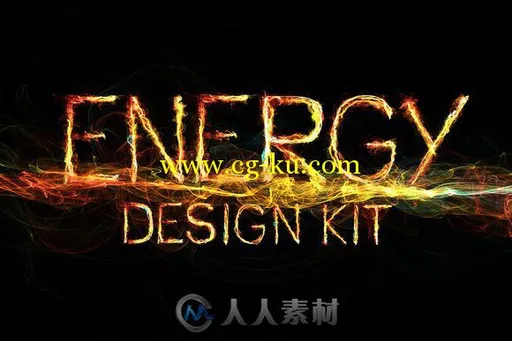 能量波纹特效PS动作Energy_Design_Kit的图片1