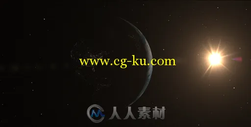 史诗震撼地球转动包装动画AE模板 Videohive Epic Earth 308650的图片1