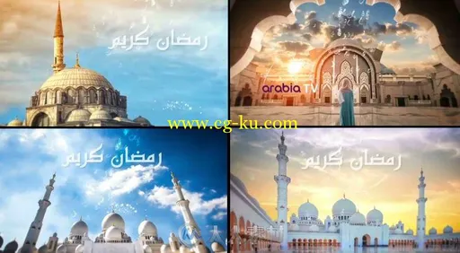 阿拉伯电视台风格包装动画AE模板 Videohive Arabia TV Ramadan Ident Package 1609...的图片1