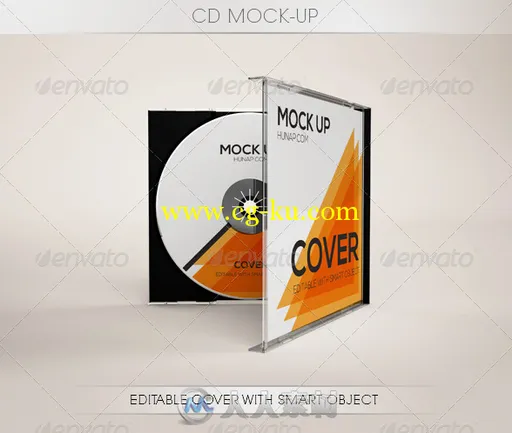 CD盒子包装展示PSD模板graphicriver-7800901-cd-mockup的图片1