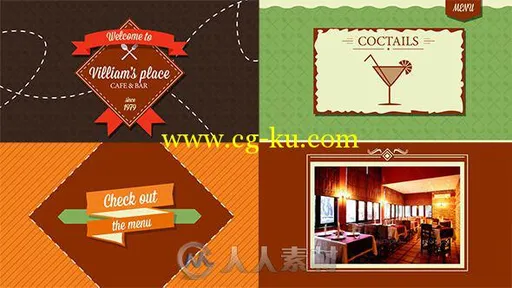 咖啡酒吧餐厅用餐优惠产品宣传AE模板videohive Restaurant/Cafe/Bar/Dine Promo 51...的图片2