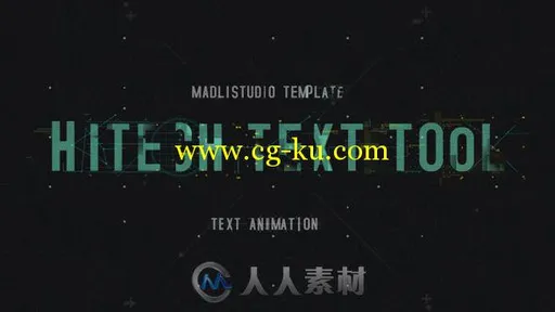 信息电子科技科幻文字标题动画AE模板videohive Hitech Text Tool 15851535的图片1