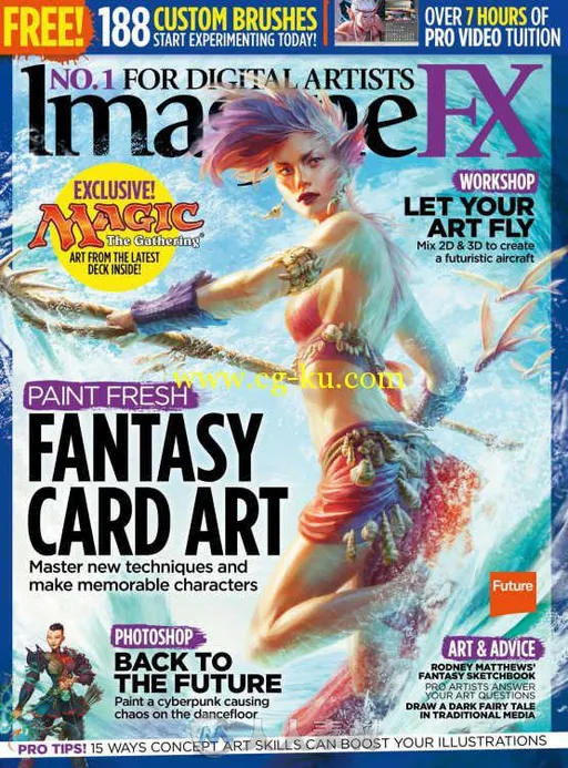 科幻数字艺术杂志2016年7月刊 IMAGINEFX JULY 2016的图片1