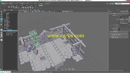 Maya地下城堡场景制作视频教程第二季 3DMOTIVE STYLIZED DUNGEON IN MAYA VOLUME 2的图片4