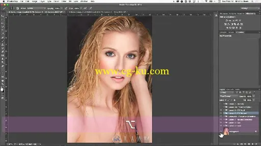 PS高端美女肖像精修皮肤润饰实例训练视频教程 KELBYONE HIGH END SKIN RETOUCHING ...的图片5