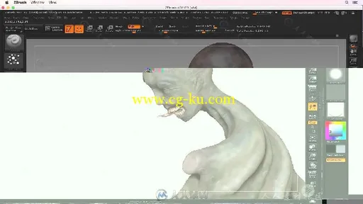 Zbrush超精细恐怖丧尸概念设计实例训练视频教程 PLURALSIGHT CONCEPTUALIZING 3D H...的图片6