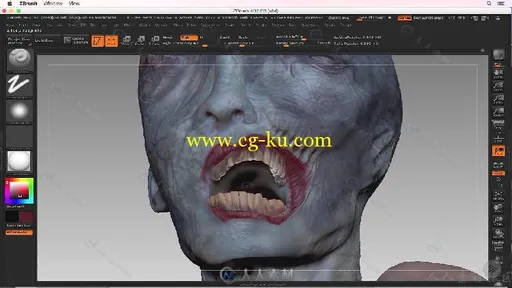 Zbrush超精细恐怖丧尸概念设计实例训练视频教程 PLURALSIGHT CONCEPTUALIZING 3D H...的图片7