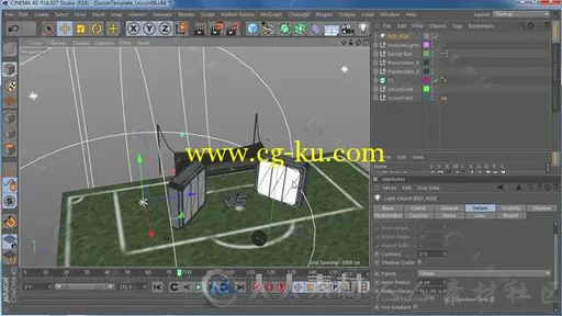 C4D与AE足球体育运动电视包装动画视频教程 CINEVERSITY SPORTS MOTION GRAPHIC TEM...的图片2