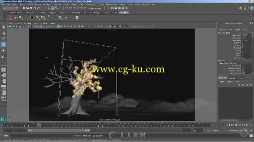 Maya树木燃烧流体与粒子特效视频教程 PLURALSIGHT SIMULATING A BURNING TREE IN MAYA的图片2