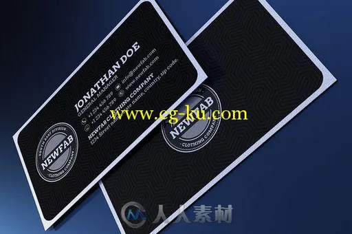 优雅商务名片PSD模板Elegant-Business-Card-42的图片1