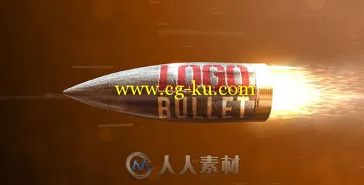 发射的子弹快速穿梭文字标题标题LOGO演绎AE模板 LOGO BULLET的图片2