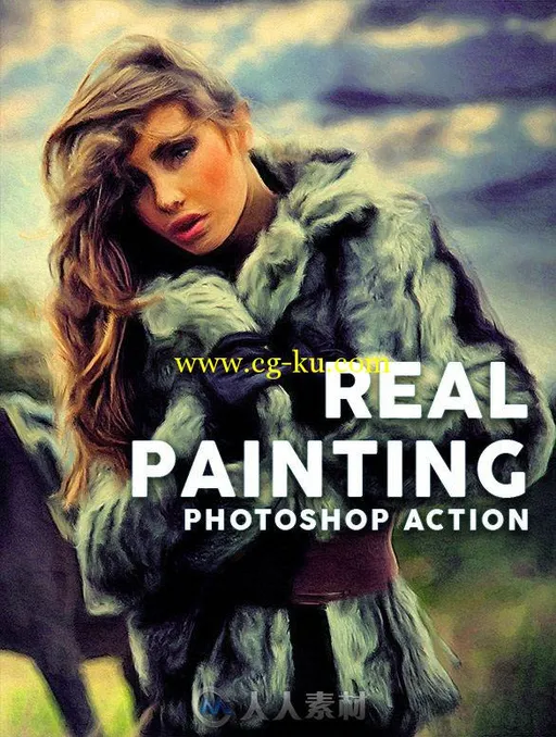 真实感油画特效PS动作graphicriver-16132938-real-painting-photoshop-action的图片2