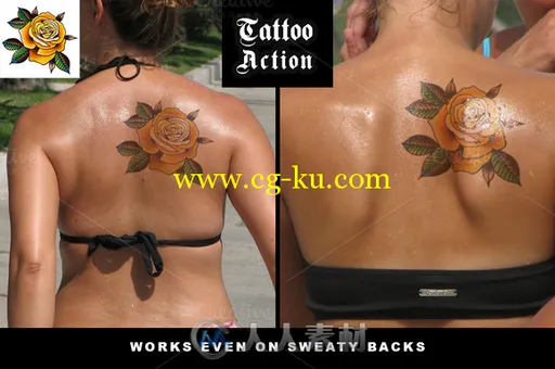 刺青纹身效果PS动作Instant Tattoo Action的图片4