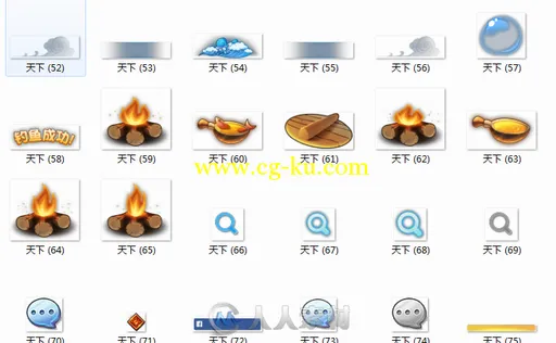 Q版天下HD游戏美术全套资源素材UI图标界面的图片3