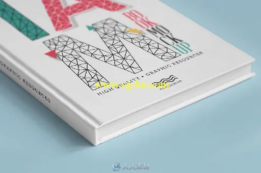 书籍封面包装展示PSD模板Book Mock-Up - Hardcover Edition的图片7