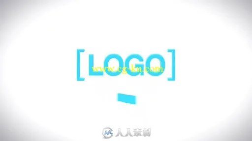 4K 动感时尚创意文字字幕标题标志LOGO演绎AE模板4K Logo Flip 11409522的图片1