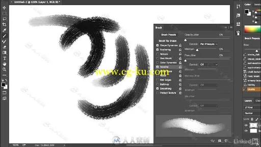 PS笔刷自定义画笔技术使用技巧视频教程 Customizing Brushes in Photoshop的图片2