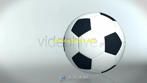 体育足球弹跳标题标志LOGO演绎AE模板Sport Logo Reveler (Football)的图片2